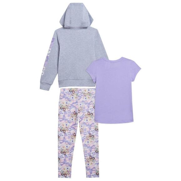 NEW! Disney Princesses Kids 3 piece Set zip Hoodie, Tee and leggings siz… - Picture 9 of 15
